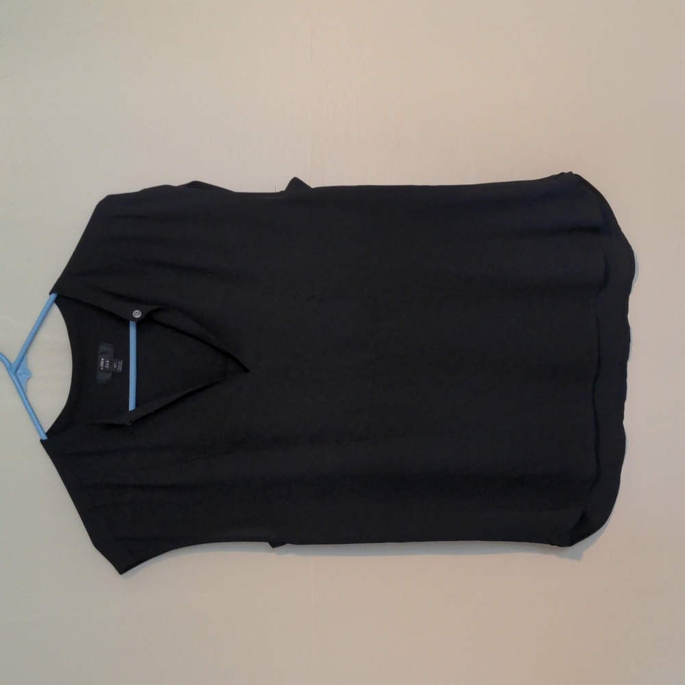 JCrew women's black top, small tall